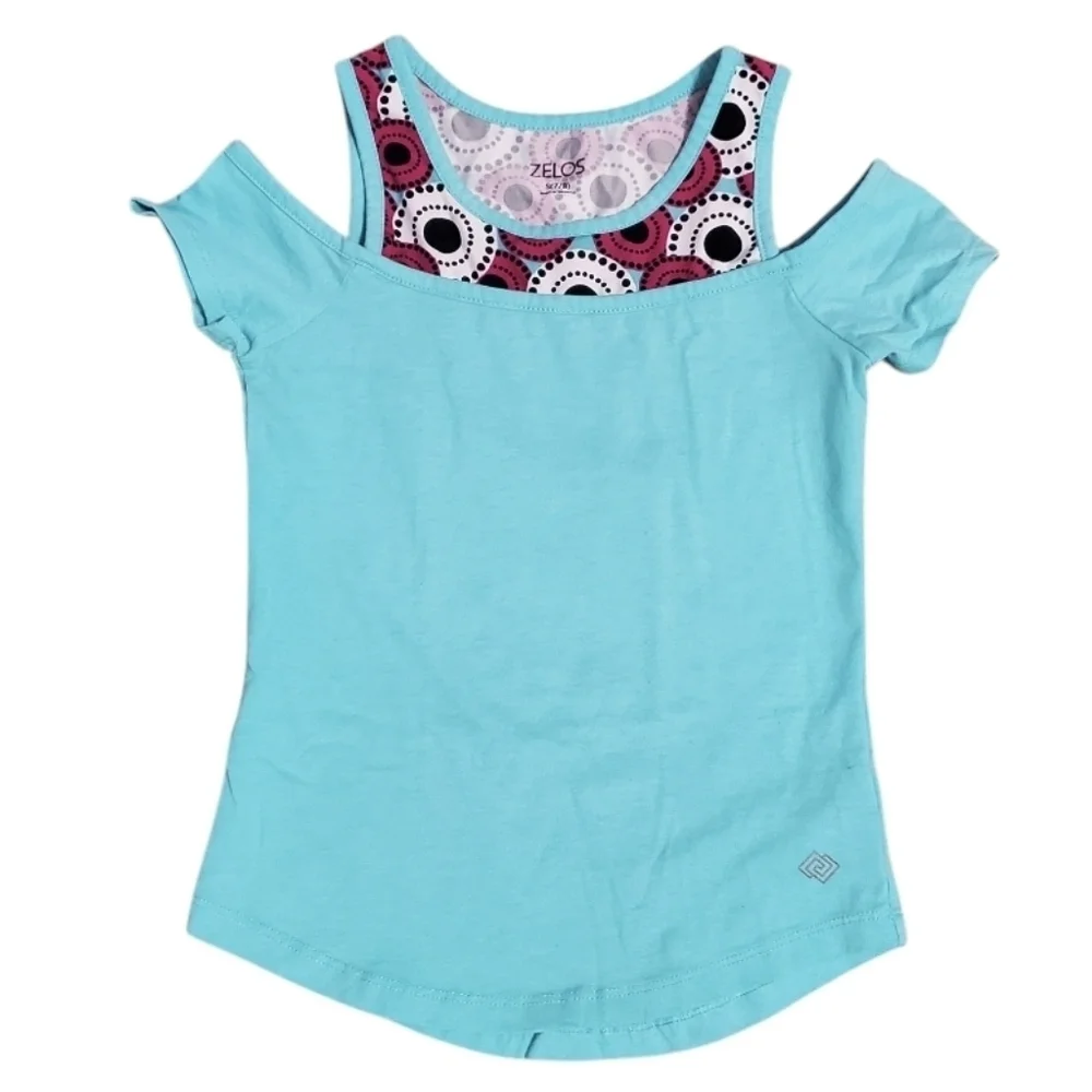 Zelos Kids Girl's 2 PC Top & Leggings Outfit S 7/8